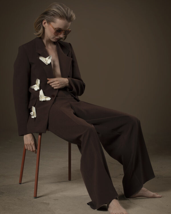 Pantalón Fibra Chocolate